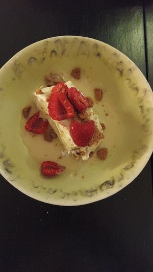 Heerlijk toetje at De Nieuwe Kantine in Arnhem
