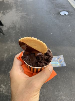 Exceptional chocolate ice cream  at Vanini Swiss Chocolate in Interlaken