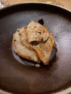 Gyazo met knolselderij    at Entree 1863 in Doetinchem