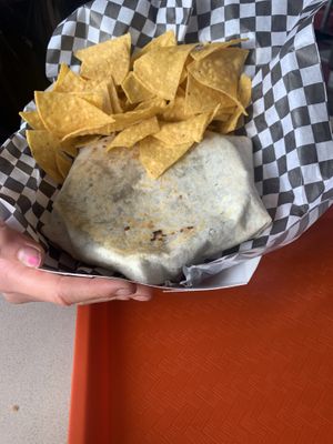 Crunch wrap  at Vegan Junk Food in Portland