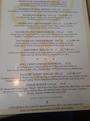 I tried the impossible Burger, it was very good. at The Cheesecake Factory in Birmingham