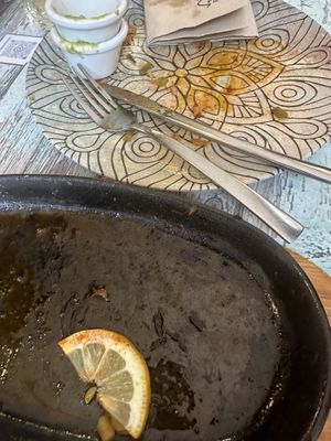 Nothing says more than an emptied plate 😉  at La Casita Mexicana in Fuengirola