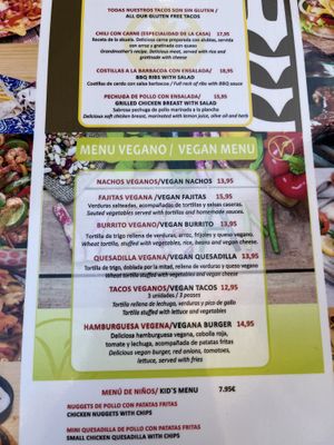   at La Casita Mexicana in Fuengirola