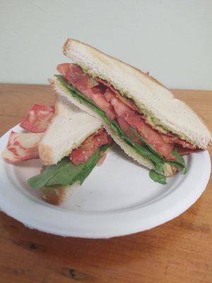 Cali blt at Fired On The Mountain Cafe in Lincoln