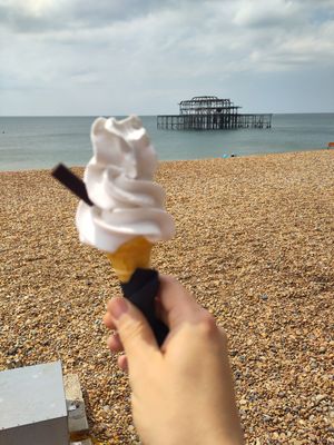 Somehow managed to get both the foreground and background out of focus... at Ice Cafe in Brighton
