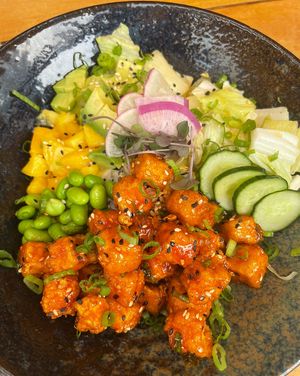 Plant based tofu bowl!  at Cactus Club Cafe in Vancouver
