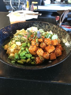 Crispy Tofu Bowl 👍🏽  at Cactus Club Cafe in Vancouver