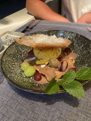 Passion fruit ice 😍 at Casito Mediterraneo in Gran Canaria