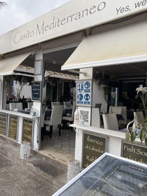 The restaurant  at Casito Mediterraneo in Gran Canaria