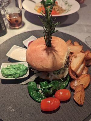Beyond burger at Casito Mediterraneo in Gran Canaria