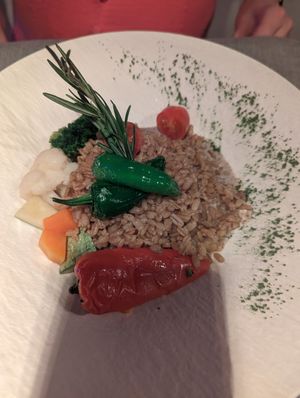 Risotto with vegetables at Casito Mediterraneo in Gran Canaria