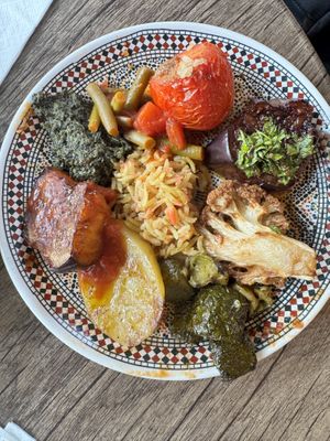 Some mains from the buffet  at Sha'aam in Valkenburg