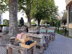 Outdoor seating at From Heaven in Bad Ragaz