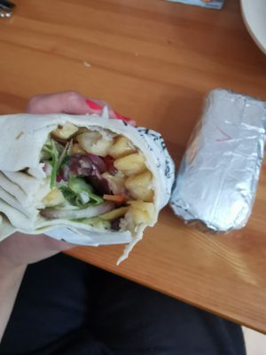 Vegan Burrito at Chidoba Mexican Grill - Langgasse in Wiesbaden