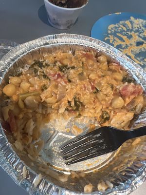 Chickpea curry!  at Grins in Nashville