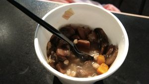 mushroom soup at Grins in Nashville