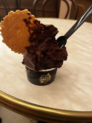 Dark chocolate   at Anita Gelato - Old San Juan in San Juan