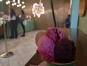 Dark chocolate and mixed berry at Anita Gelato - Old San Juan in San Juan