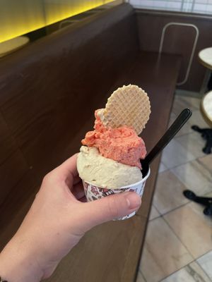 Banana + Date and Strawberry!  at Anita Gelato - Old San Juan in San Juan