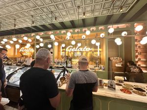 Almost there! There was a line…but well worth the wait!   at Anita Gelato - Old San Juan in San Juan