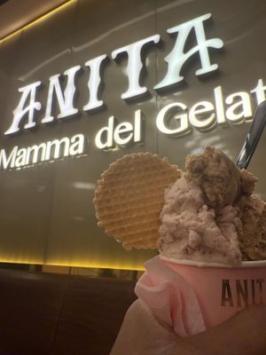 Watermelon & mint + caramel cookies  at Anita Gelato - Old San Juan in San Juan