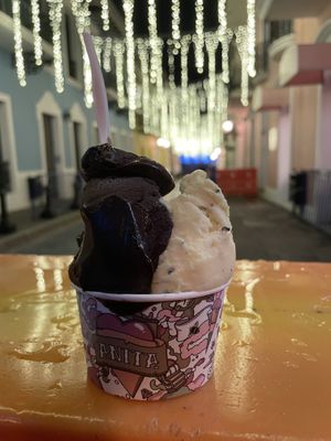 Dark chocolate and Tropical  at Anita Gelato - Old San Juan in San Juan