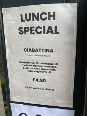 Lunch special  at Slow Rise Pizza in Lincoln