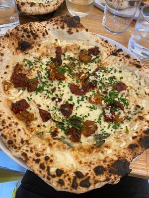 Smokey pizza  at Slow Rise Pizza in Lincoln