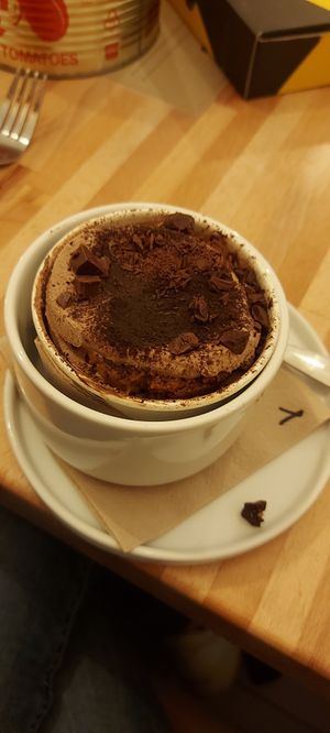 Mocha tiramasu at Slow Rise Pizza in Lincoln