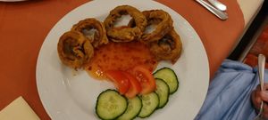 Onion rings at Maharadscha in Schweinfurt