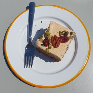 Carrot cake at The Porthole in Woolacombe