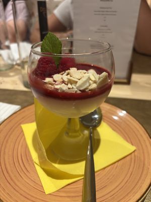 Vegan panna cottaa  at Alpino in Vodo Di Cadore