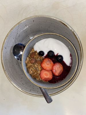vegan granola bowl  at Stir - Chesterton in Cambridge