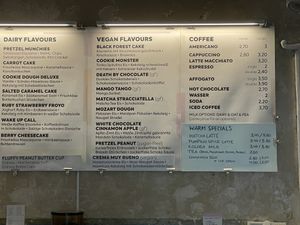 Menu  at Chunks by KoRo in Berlin