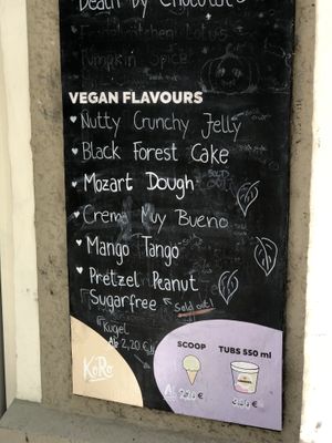 current menü  at Chunks by KoRo in Berlin