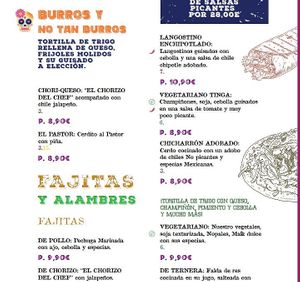 Menu 2022 at Santa Catrina in Cadiz