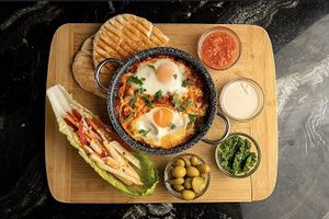Shakshuka at Push Tak in Lisbon
