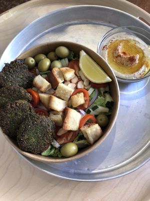 Falafel Salad- Vegan  at Push Tak in Lisbon
