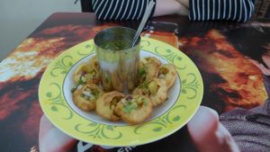 Pan puri  at Bhavana in Al Ain