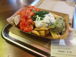 Delicious vegan Tijuana streetfries at Frittenwerk - Salzstraße in Muenster