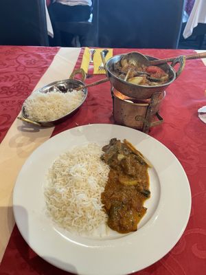 More food than it looks like … possibly enough for two  at Gorkha in Hannover