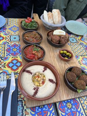 Mini mezze   at Shakshuka Restaurant and Bar in The Hague