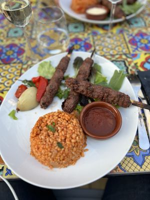 Vegan kabap  at Shakshuka Restaurant and Bar in The Hague