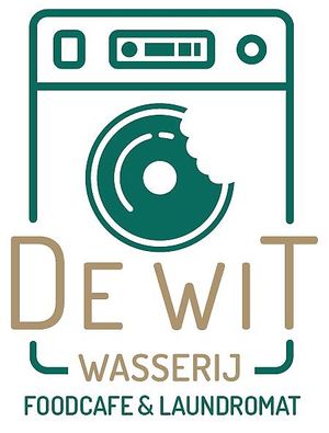 Logo at De Wit Wasserij in Nijmegen