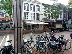 Outside De Wit (between Hotel Credible on the left and Don Pablo on the right) at De Wit Wasserij in Nijmegen