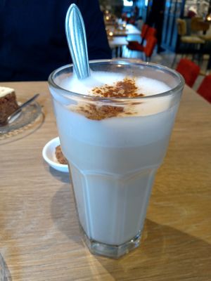 Chai latte at De Wit Wasserij in Nijmegen