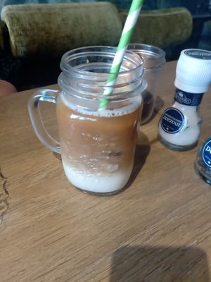 Iced coffee at De Wit Wasserij in Nijmegen