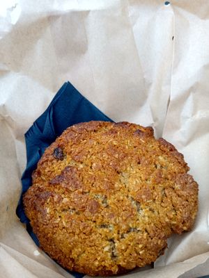 Oatmeal raisin cookie (takeaway) at PUCK specialty coffee in Nijmegen