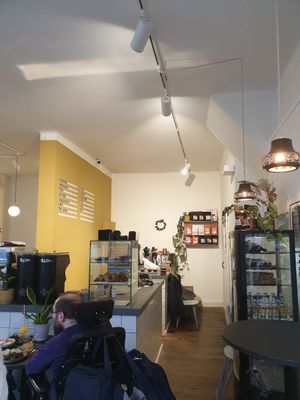 Interior at PUCK specialty coffee in Nijmegen
