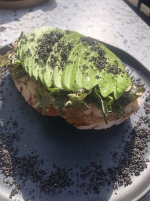 Avocado miso  at PUCK specialty coffee in Nijmegen